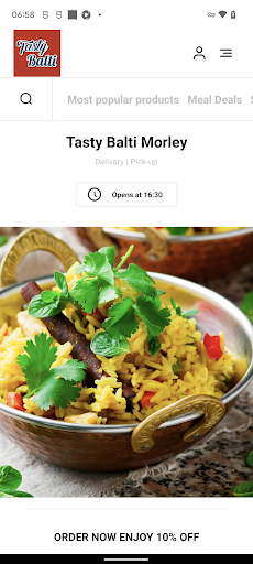 Android application Tasty Balti Morley screenshort