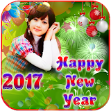 New Year photo frames 2017 icon