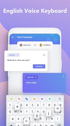 Android application English Voice Typing Keyboard screenshort