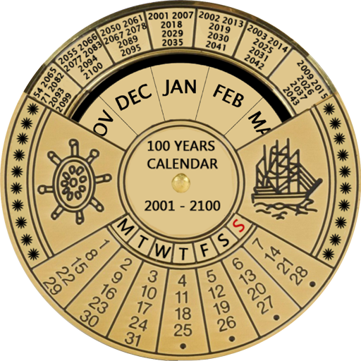 100 Years Calendar  Icon