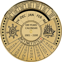 100 Years Calendar