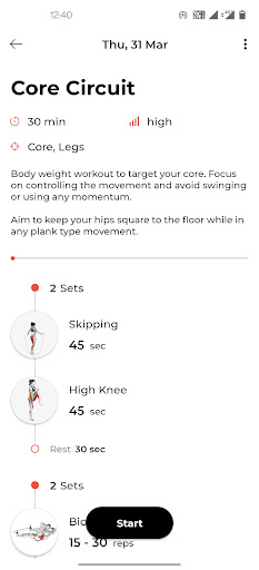 SPZ 720 Fitness Screen 3