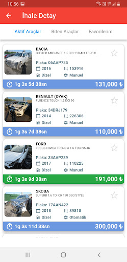 Auto Hasar Araç İhale Portalı Screen 3