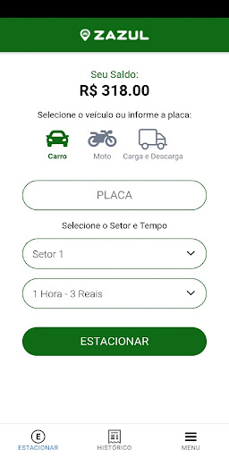 Android application EstaR Curitiba PDV - ZAZUL screenshort