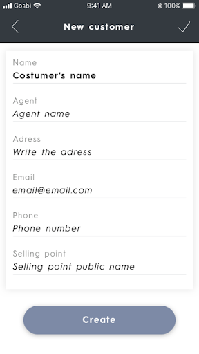 Gosbi CRM Screen 3