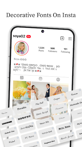 Font Keyboard: Text Fonts+ Screen 2