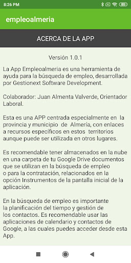Empleoalmeria Screen 3
