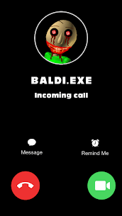 Baldi.exe Basics creepy Video Call Chat math prank 3