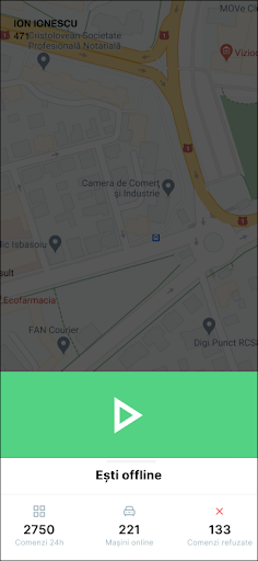 Android application Cluj DRIVER PRO screenshort
