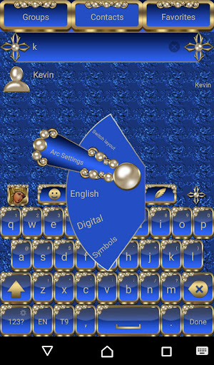 Virgin Mary Blue Go Keyboard t Screen 2