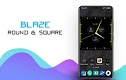 screenshot of Blaze Clock Live Wallpaper