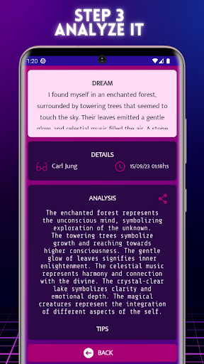 Dream Analizer with AI Screen 3