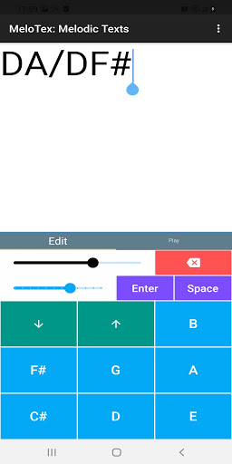 MeloTex: Melodic Text Player, Screen 3