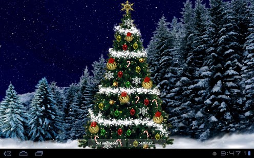 Christmas Tree Live Wallpaper Screenshot
