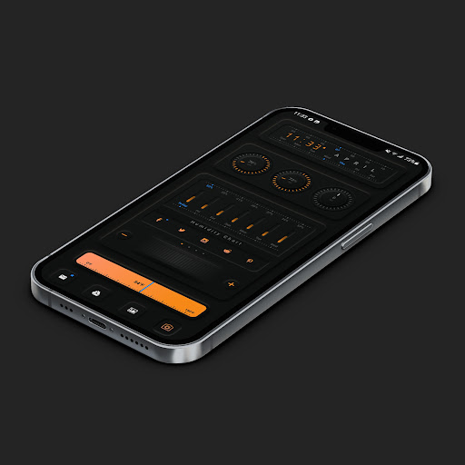 Neumorphic KLWP theme Vol 1 Screen 2