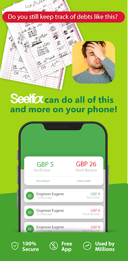 Android application Seelfa: Digital Credit Book screenshort