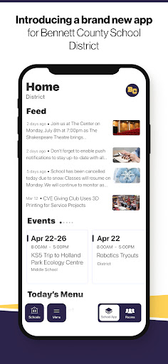 Android application Bennett County School District screenshort