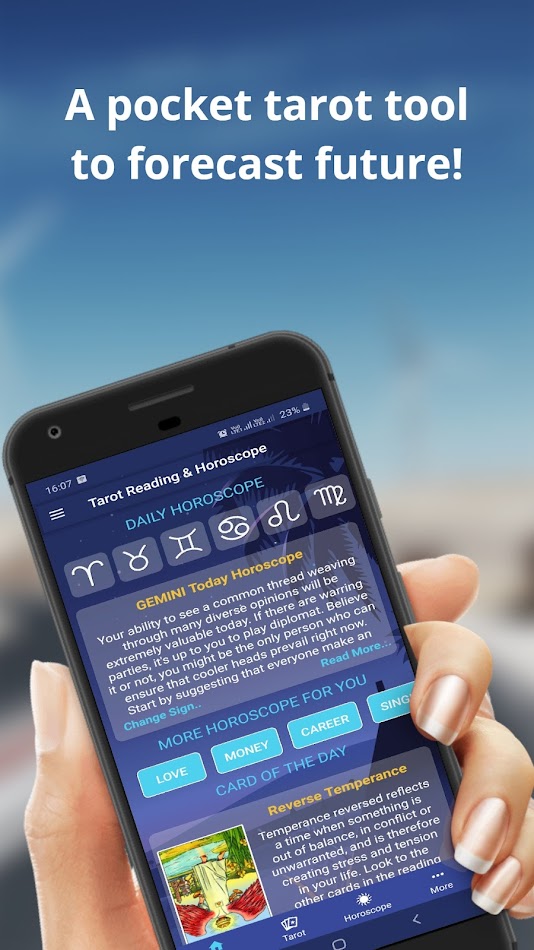 #2. Tarot Card Reading & Horoscope (Android) Por: Tarot Card Reading & Horoscope