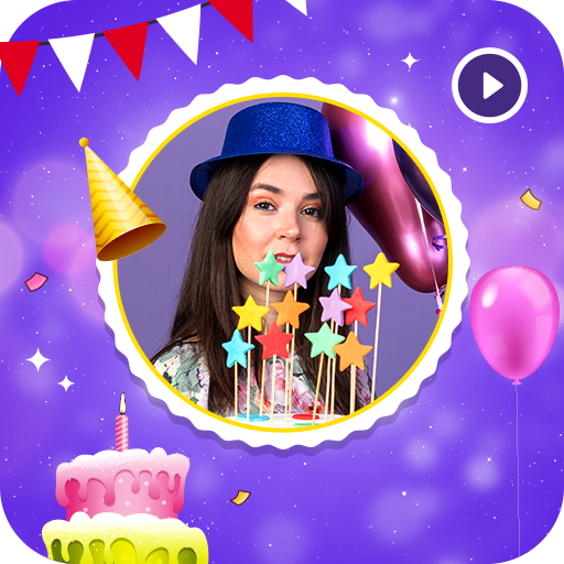 Birthday Video Maker  Icon
