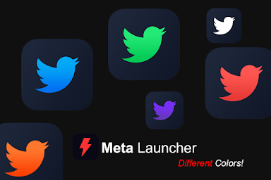 iOS 15 Dark for Meta Launcher