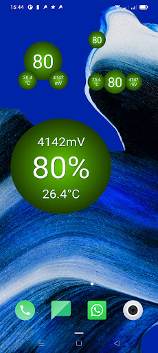 Android application Battery Widget screenshort