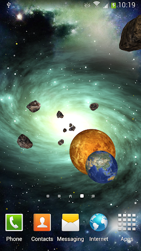 3D Space Live Wallpaper Screen 3