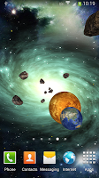 screenshot of 3D Space Live Wallpaper