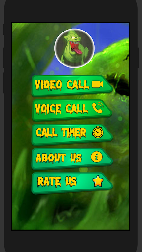 Android application Ghostbusters Scary Video call screenshort