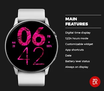 Rose Large Watch Face