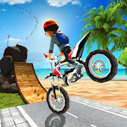 Bike Trail Stunt Tricks Moto racing games 1.1 Icon