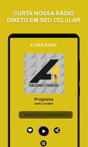 Android application A1 Web Radio screenshort