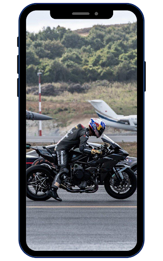 Android application Drag Bike Wallpaper screenshort