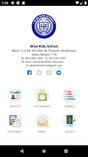Wise Kids School Screen 2