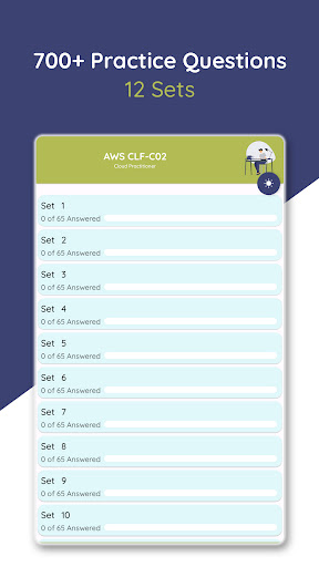 AWS CLF-C02 Quiz 700+ Question Screenshot 3 - AppWisp.com