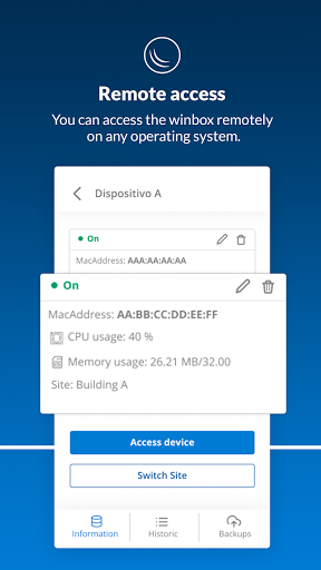 Android application MKController - Cloud Mikrotik screenshort