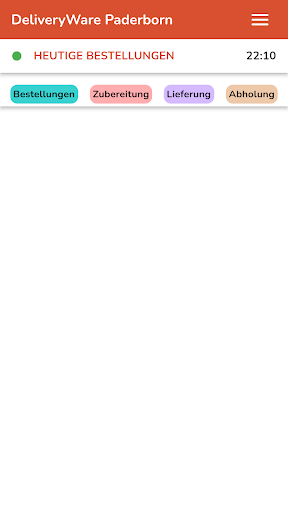 Android application DeliveryWare screenshort