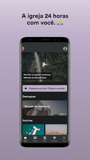 Android application Igreja Evan. Atalaia de Cristo screenshort