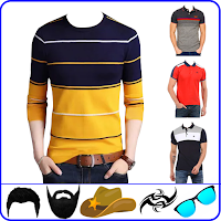 Men T Shirt Photo Suit Editor - Design T Shirt