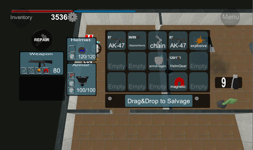 BlackBio: Top-Down Shooter Screen 2