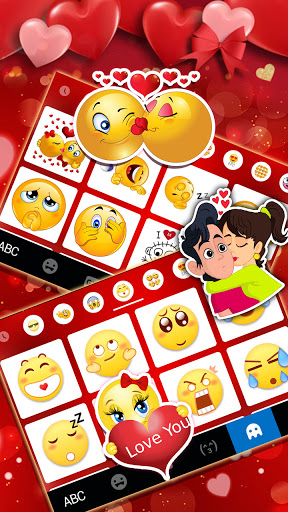 Golden Love Hearts Theme Screenshot 4 - AppWisp.com