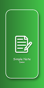 Simple Note Demo