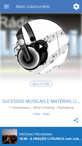 Android application Rádio Litáurica Web screenshort
