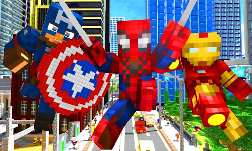 Mod vengers Superheroes for Minecraft PE - v7.1