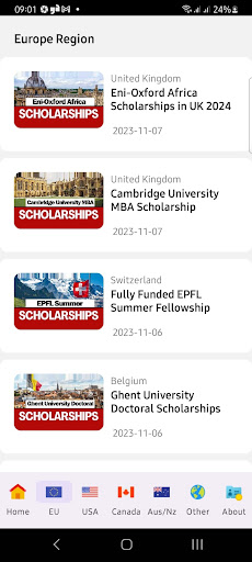Scholarships Worldwide Screen 3