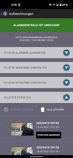 Bluetosec Controller Screen 3