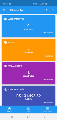 Clientes, Vendas e Orçamentos Screenshot 2 - AppWisp.com