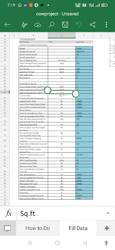 Cattle Project Report Screen 3