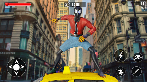 Android application Spider-man Rope Hero Game 2k24 screenshort