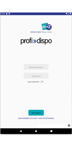 Hofmann + Zeiher profi-dispo Screen 3