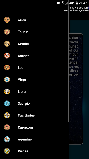 Horoscope 2025 Screen 2